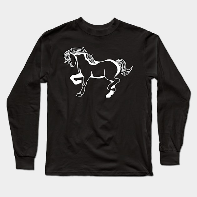 A very nice horse and pony dressage Long Sleeve T-Shirt by KK-Royal